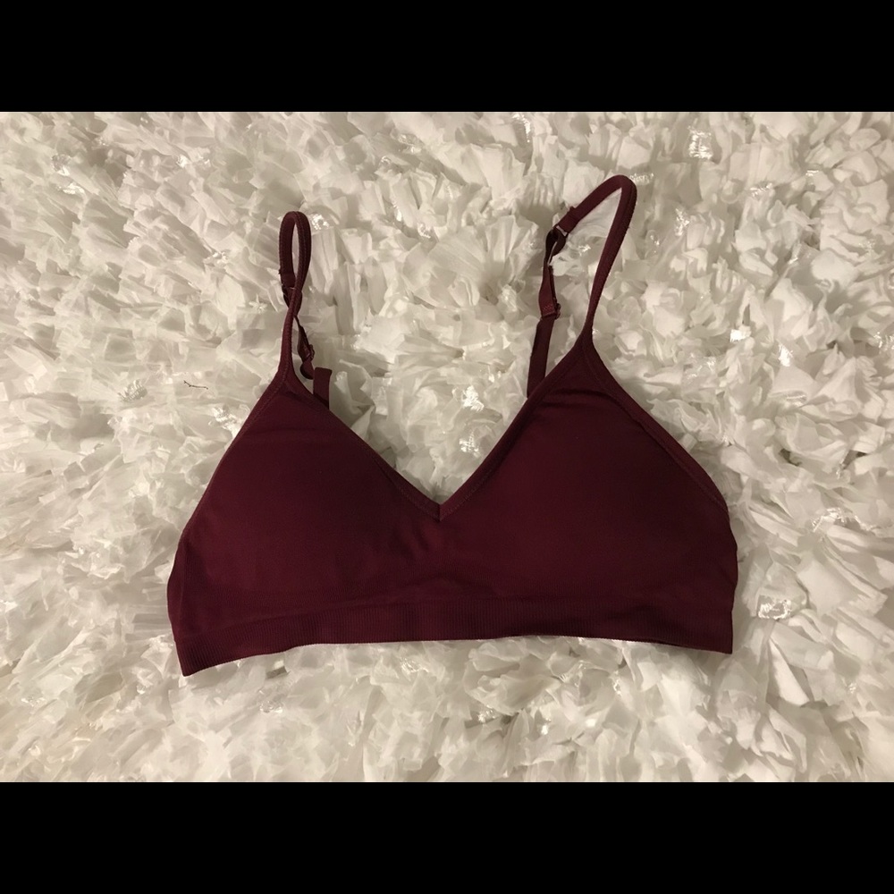 Burgundy bralet